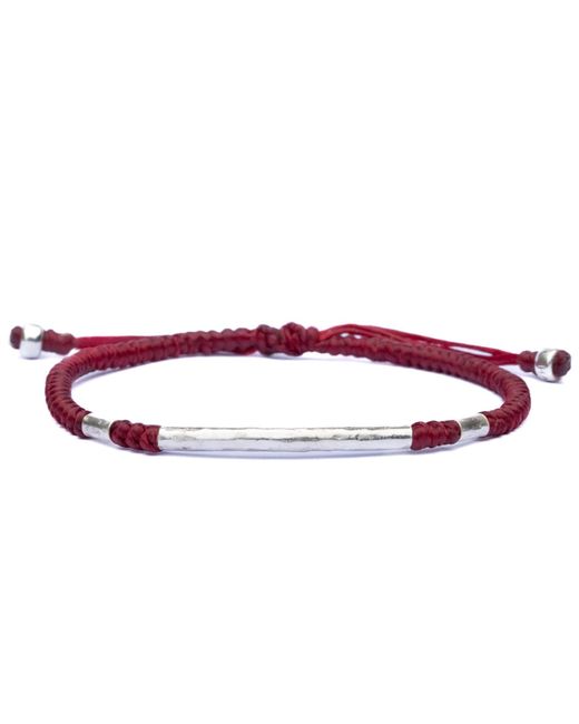 Harbour UK Bracelets Viking Rope Bracelet For With Hammered Beads for men