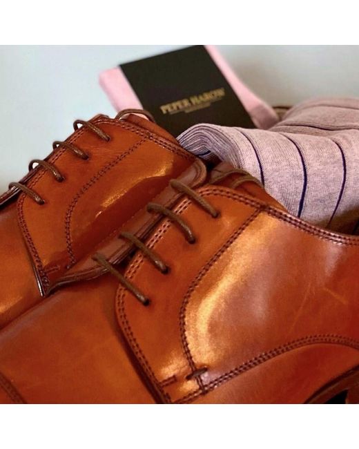 Peper Harow - Made in England Pink Groomsmen's Socks Bundle for men
