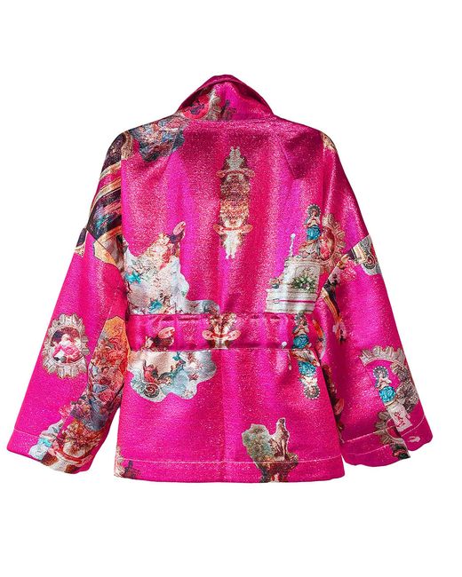 Maxjenny Pink Square Boxy Jacket