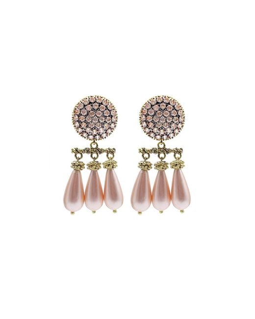 Bayemeyc Multicolor Lorena Pearl Earrings