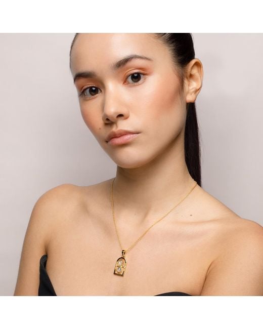 Lavani Jewels Metallic Goldplated The Hourglass Necklace