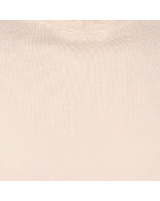 DAVID WEJ White Neutrals Dixon Light Wool Roll Neck Jumper – Cream for men