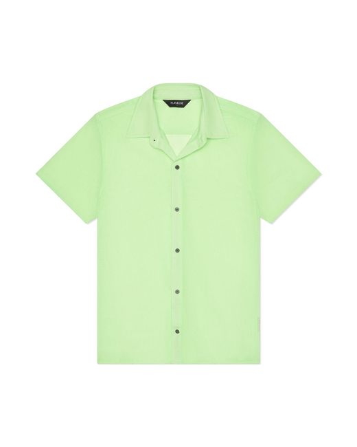 Playaluxe Green Mallorca Mesh Shirt Neon for men