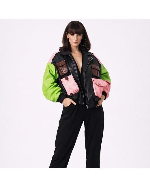 Zasta Studio Green The Wizard Bomber Jacket For