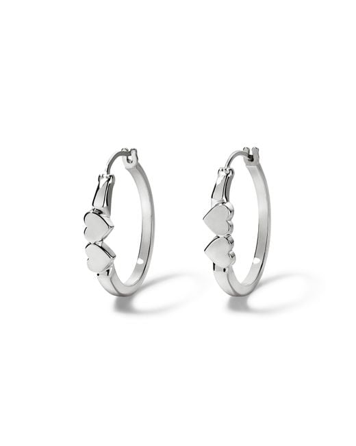 Déclarer Metallic Double Heart Buckle Hoop