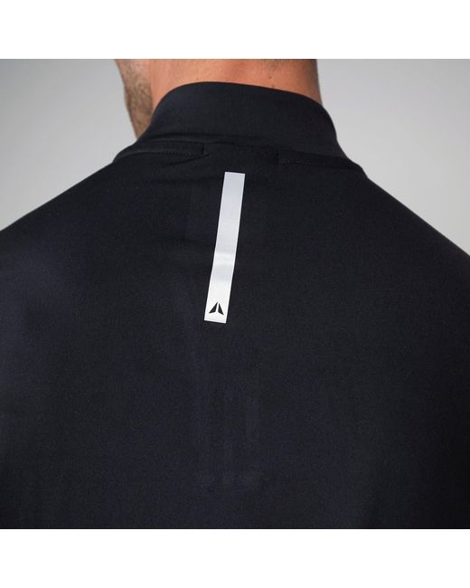 Aora Athletics Black Half Zip Longsleeve for men
