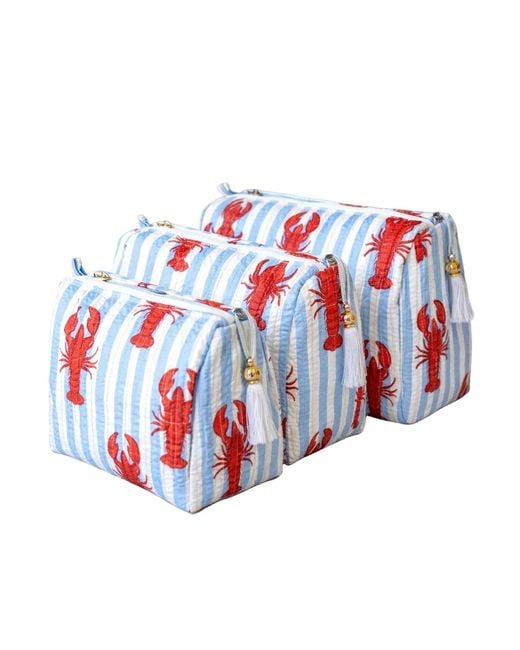 Conscious Yoga Collective Red The Striped Lobster Travel Set