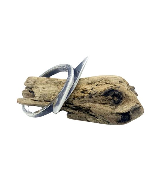 Tg-Jewellery by Tamara Gervasio Blue One Of A Kind Sterling Two-Way Ring for men