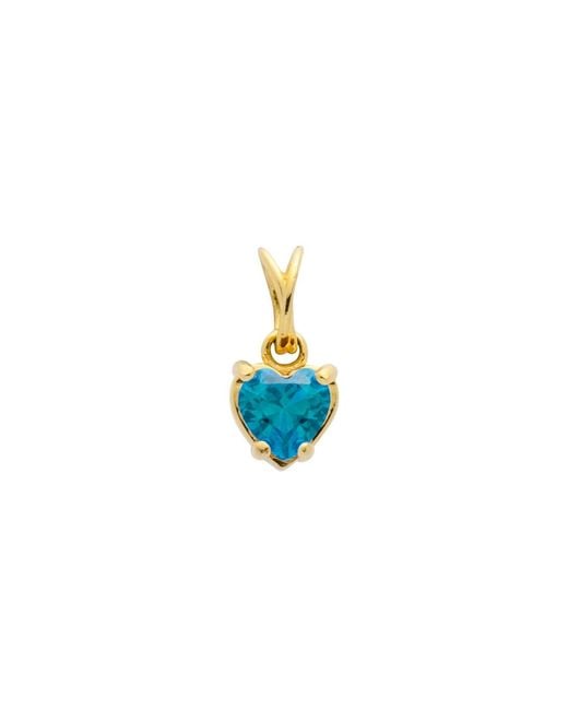 Belinda Jewelz Blue Swiss Heart Charm