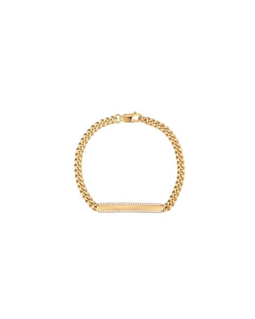 Vanhi Metallic Gisèle Cuban Link Bar Bracelet