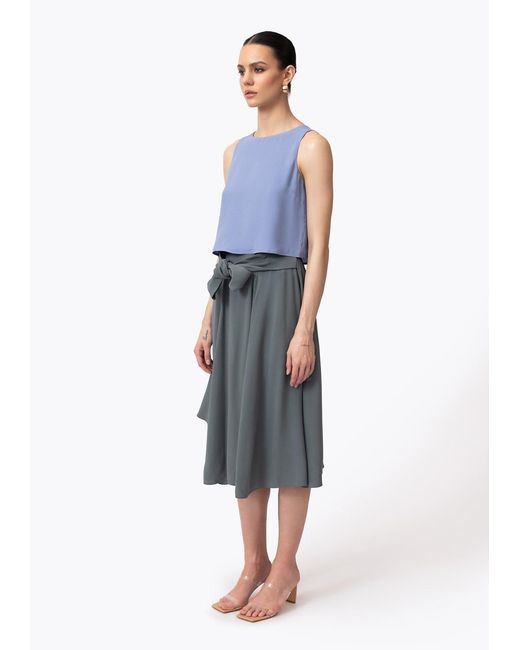 Narvan Gray Rojeen Skirt