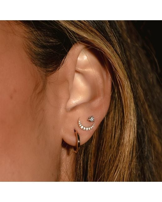 Talismania Jewelry Metallic Evergreen Huggies