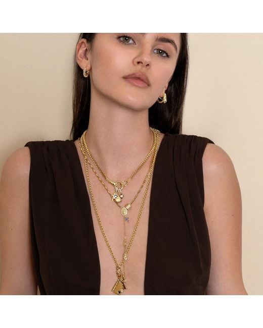 Alexie of Athens Metallic Guardian Charm Necklace