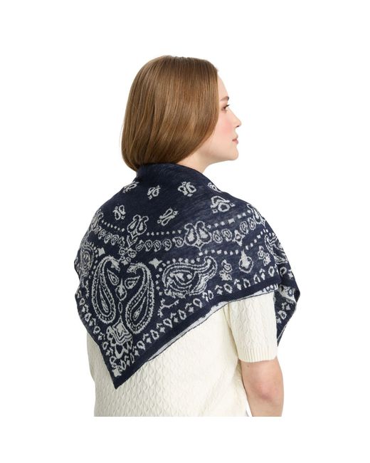 Mohair&Angora Blue Mohair Pera Foulard