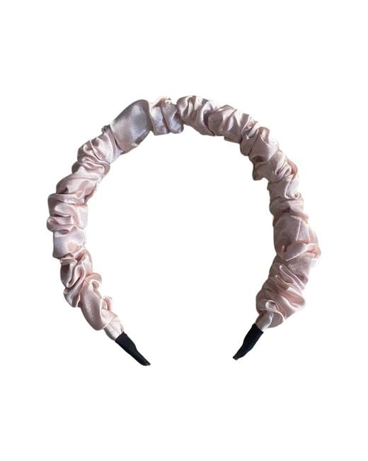 Lula-Ru Metallic Ruched Headband