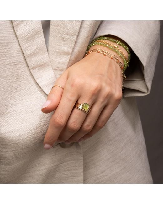 Kate Koel Natural August Birth Flower Ring