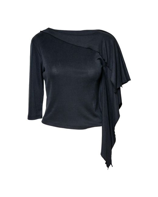 ARTISTA Blue Raven Asymmetric Top