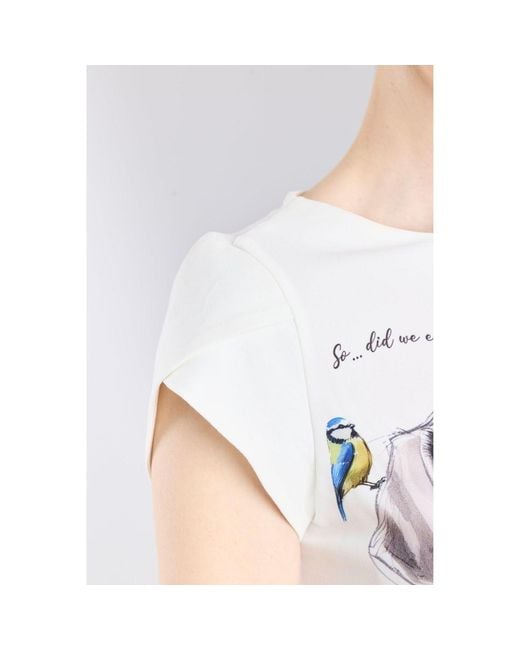 The Extreme Collection Blue Printed T-Shirt With Graphic Illustration