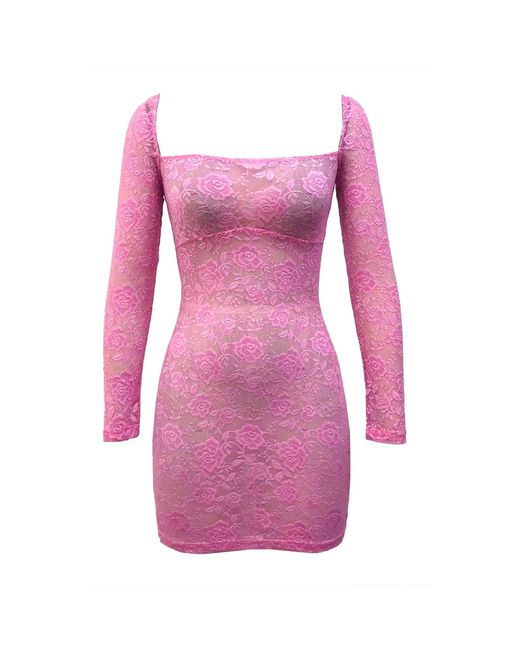 Elsie & Fred The Scorpios Pink Lace Dress