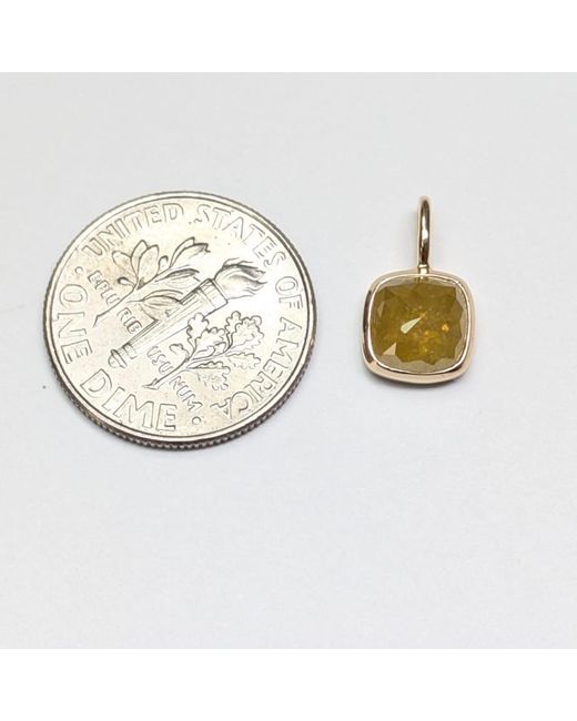 Rahul's Jewels Yellow Sanctum Haven Pendant -14 Karat With Genuine Diamond
