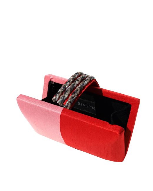 Simitri Red Coral Clutch