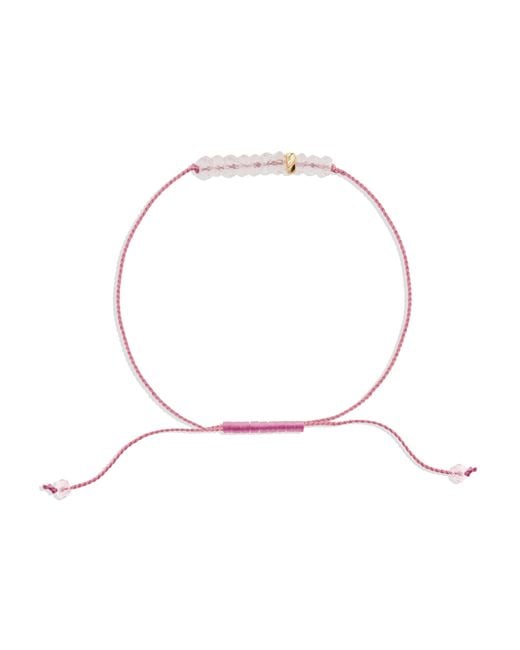 C. Grassi Pink The Energy Project Bracelet – Love With Rose Quartz & Solid 14K Bead