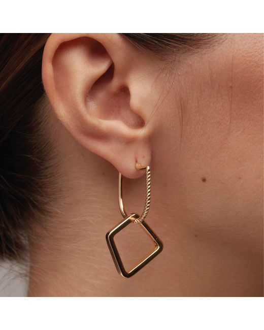 Onia Metallic Braided Everyday U-Hoops