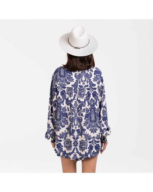 Mandragora Blue Daya Blouse
