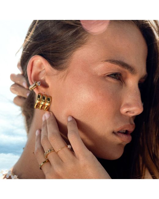 Mickey's Girl Metallic Lucente Waterproof Earrings