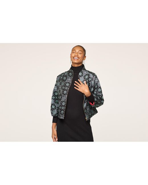 Lioness by Tf Black Lion Pattered Jacket