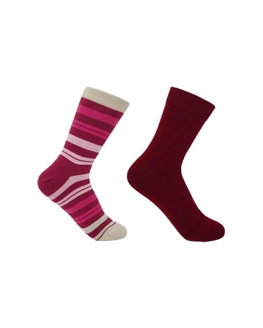 Peper Harow - Made in England Red Elizabeth Punch & Classic Burgundy Socks Bundle