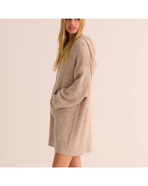 Mamu Dream Gray Neutrals Oatmeal Alpaca Blanket Dress