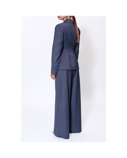AGGI by HALEWSKI Blue Bonnie Moonlight X Shaped Blazer