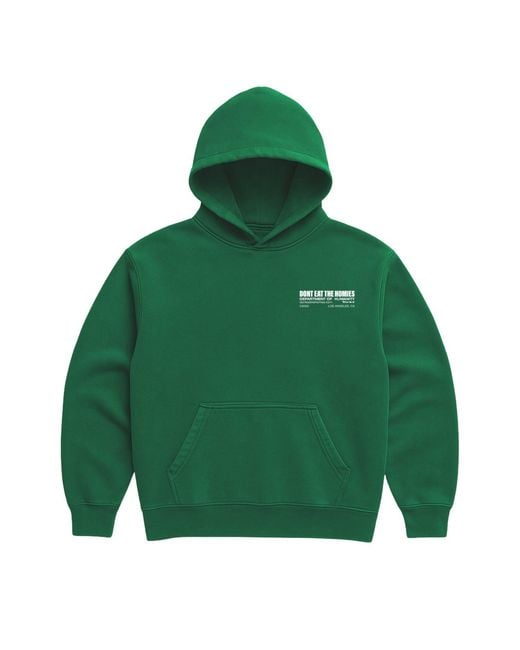 Dont Eat the Homies Green Department Of Humanity Hoodie