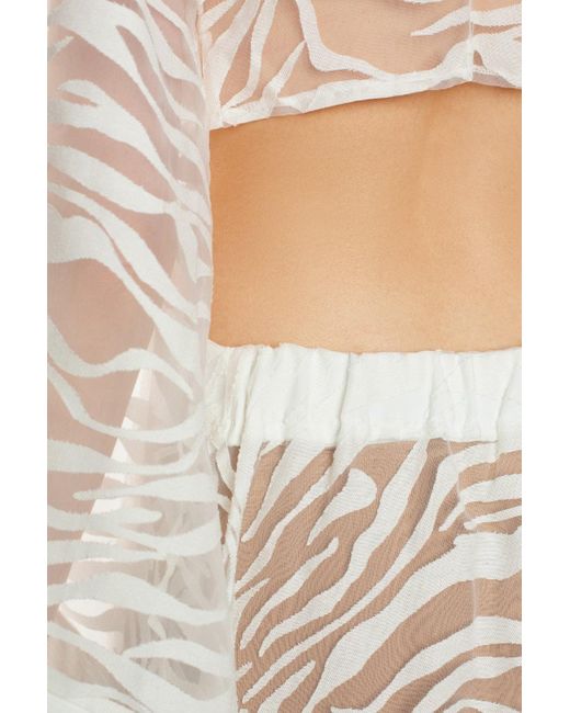 Monique Store White Turkish Lace Allure: Limited Edition Backless Kimono Dress