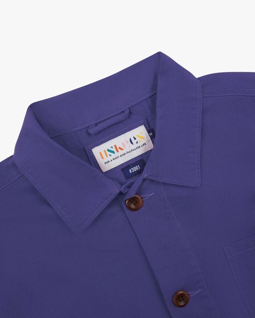 Uskees Purple Overshirt for men