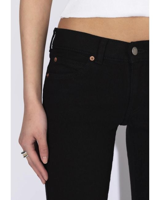 Dr. Denim Black Kily Low Bootcut