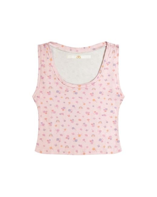 Cloud Haven Yellow Ditsy Floral Tank