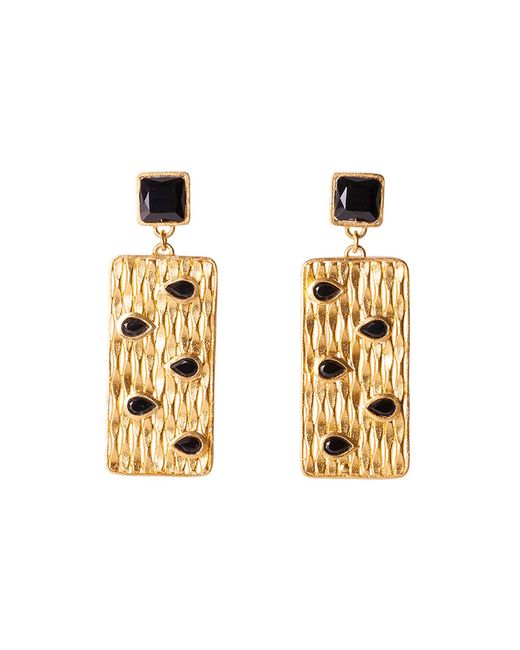 Christina Greene Metallic Peakaboo Earrings