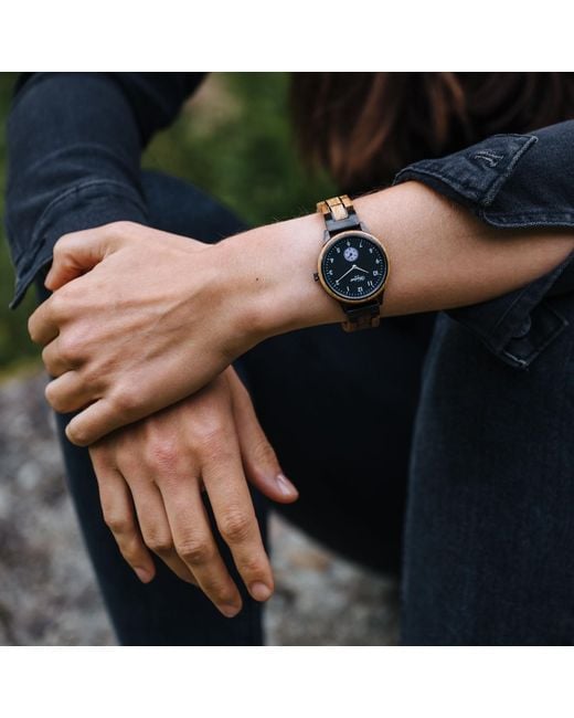 Waidzeit Metallic Gin Berry Wooden Strap