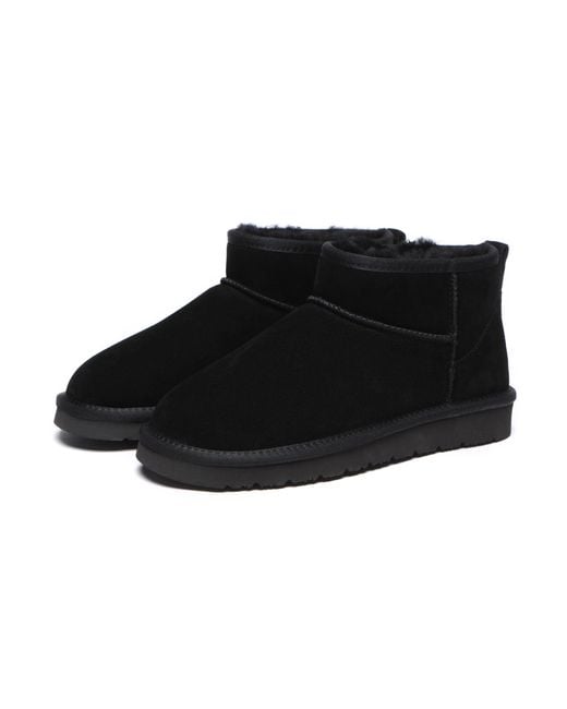 EverAu Australia Black Finch Ultra Mini Classic Boots