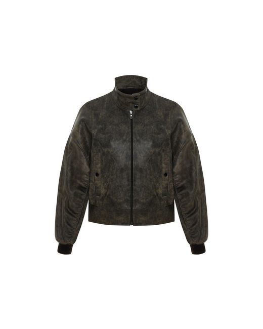 Maison sél Black Bomber Jacket
