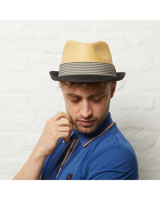 Dasmarca Hats Natural Dasmarca Otis Summer Hat For Honey Straw Trilby Lightweight Hat for men