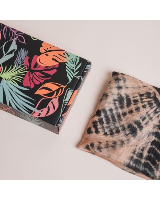 Silk and Bears Metallic Natural Sand & Charcoal Burst Habotai Silk Scarf – Hand-Dyed Mulberry Silk