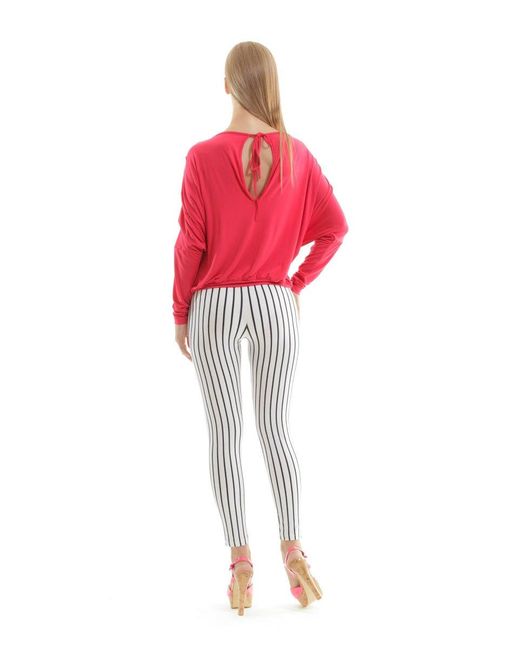 Conquista Red Tie Back Top