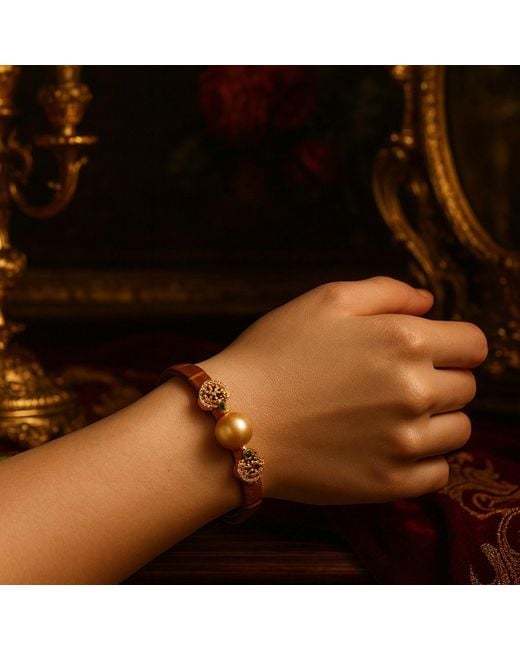 Ninemoo White Pearl Time Bracelet