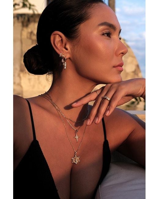 Aaria London Metallic Iris Molten Spike Earring Charm