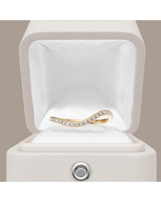 Aya Fine Jewelry Metallic Round Twisted Lab Diamond Infinity Ring