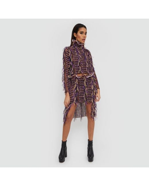 Sarah Regensburger Purple Manifest Skirt