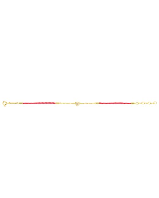 BLOOMTINE | Earth Angel HQ Multicolor Mini Heart With Durable Silk Thread Bracelet
